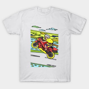 Grandma on her bike T-Shirt